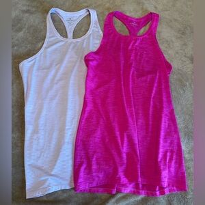 Two Athleta NWOT Racerback Tank Tops Size S